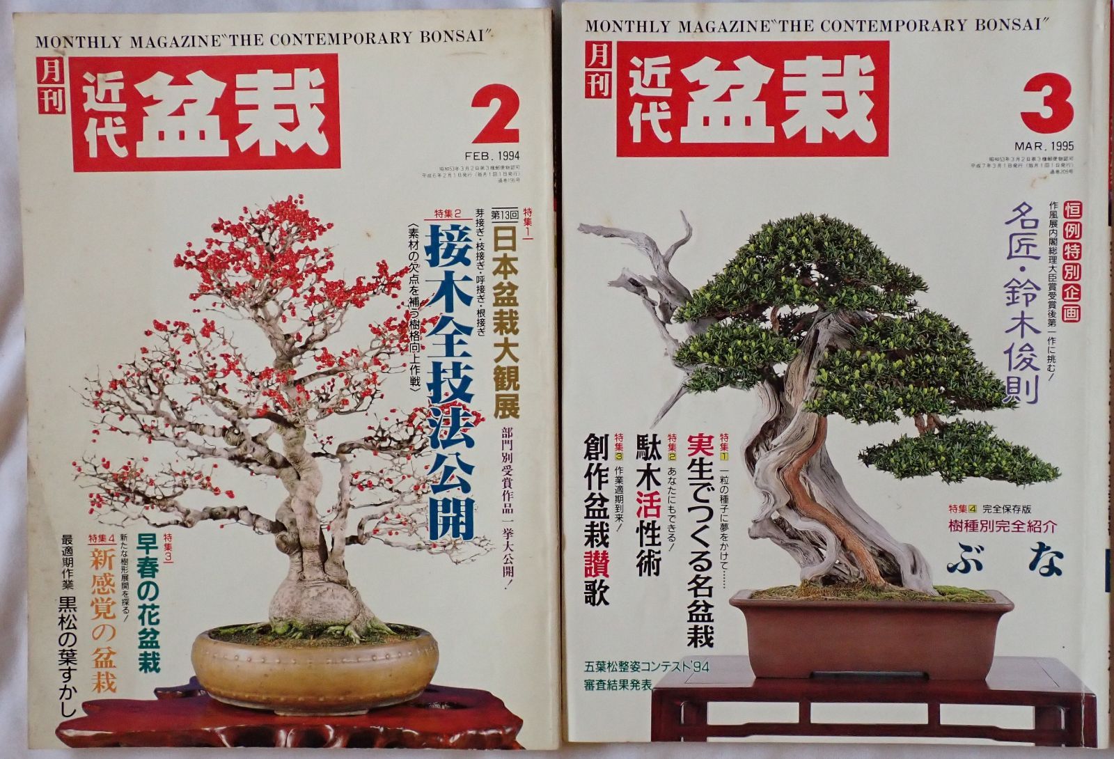 近代盆栽 10冊セット 1989年4月-1995年7月号 - メルカリ
