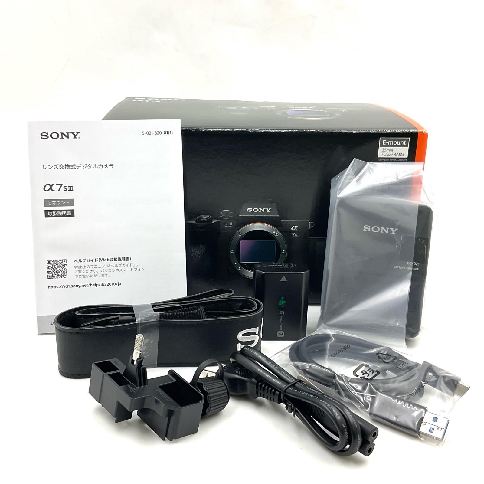 【全額返金保証】【最速発送】Sony デジタル一眼 α7S III ILCE-7SM3 ボディ 動作確認済 SONY - 【全額返金保証】【最速発送】Sony デジタル一眼 α7S III ILCE