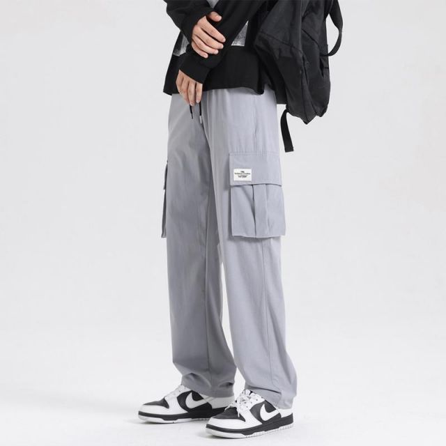 種類74：XL/I：ミリタリーグリーンライトグレ メンズ ファッション 服 男性用 オシャレ シンプル 大人 かっこいい 大きいサイズ ストリート 紳士服 春 マルチ ケット スーツ パンツ ハイエ ス