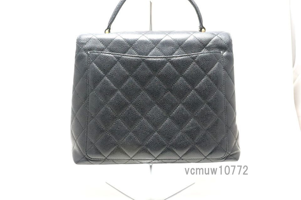 シール無希少美中古□CHANEL キャビアスキン マトラッセ GD金具