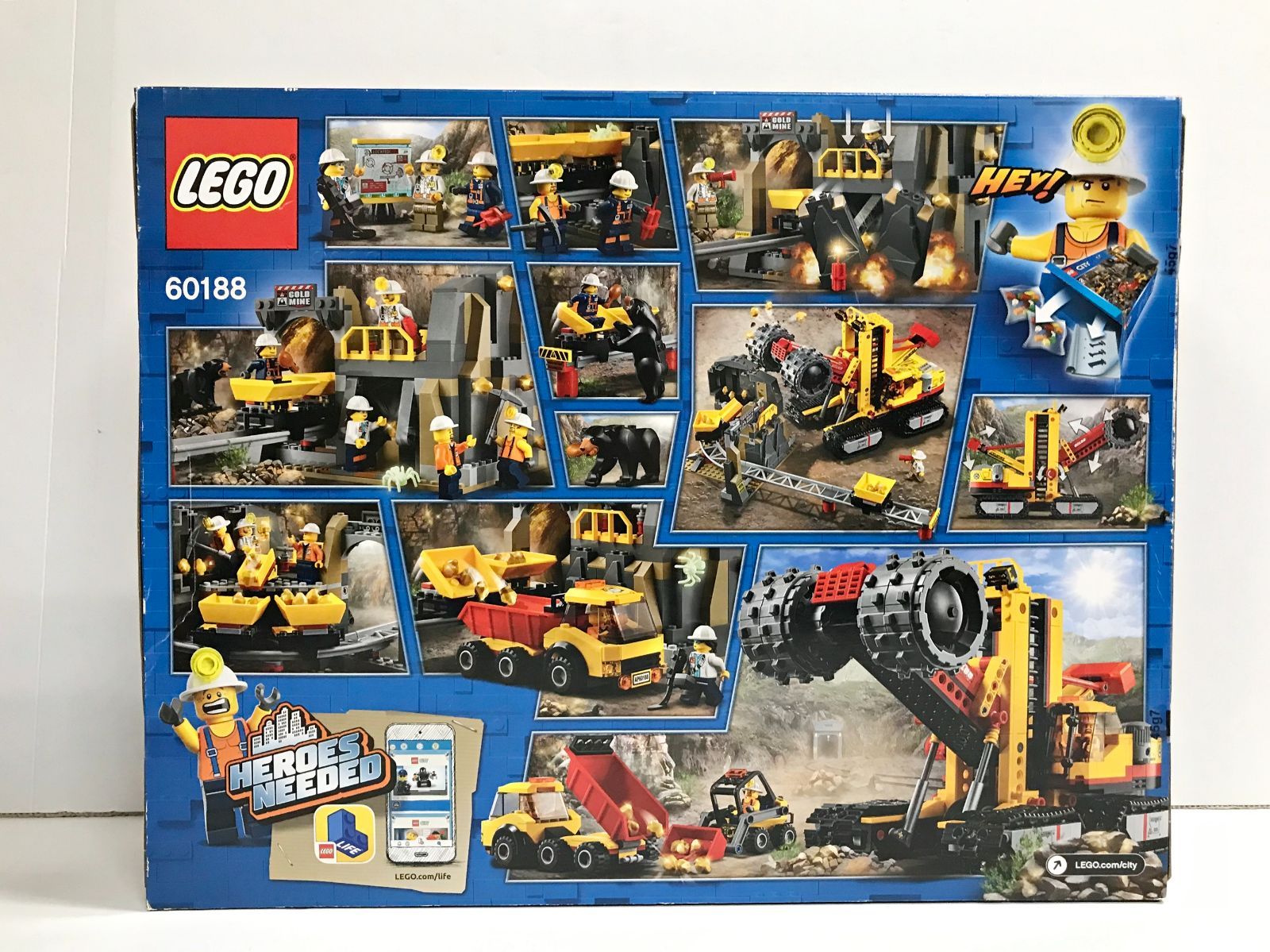 32 LEGO レゴ シティ ゴールドハント 採掘場 60188 箱イタミ有