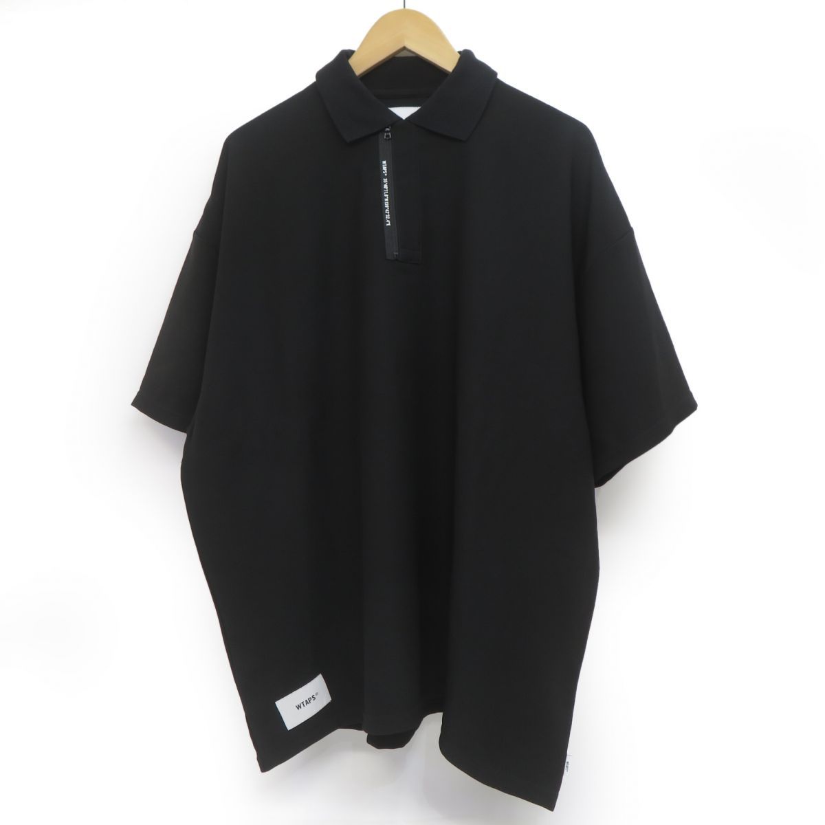 WTAPS PARALLEL / SS / POLY ポロシャツ WTAPS PARALLEL / SS / POLY ブラック XL 新品未使用 ポロシャツ