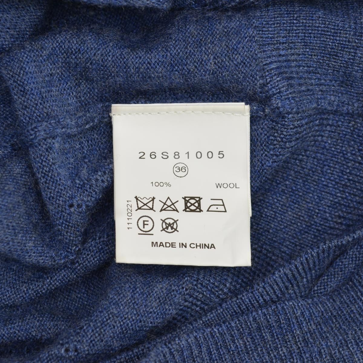 IRENE】24SS 26S81005 Eyelet High Gauge V Knit アイレット 