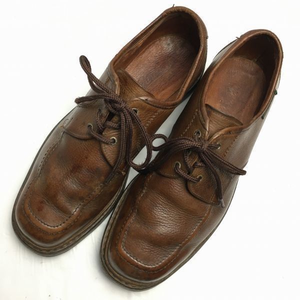 試着交換OK！Paraboot パラブーツ Vintage モデル size27.5-28.5相当 レザーシューズ ローブーツ ダークブラウン/茶/ BROWN〉 管NO.WZF-134 #BUZZBERG - メルカリ