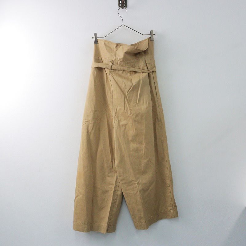 パラスパレス Pal'las Palace コットンリネン ラップ風パンツ 0