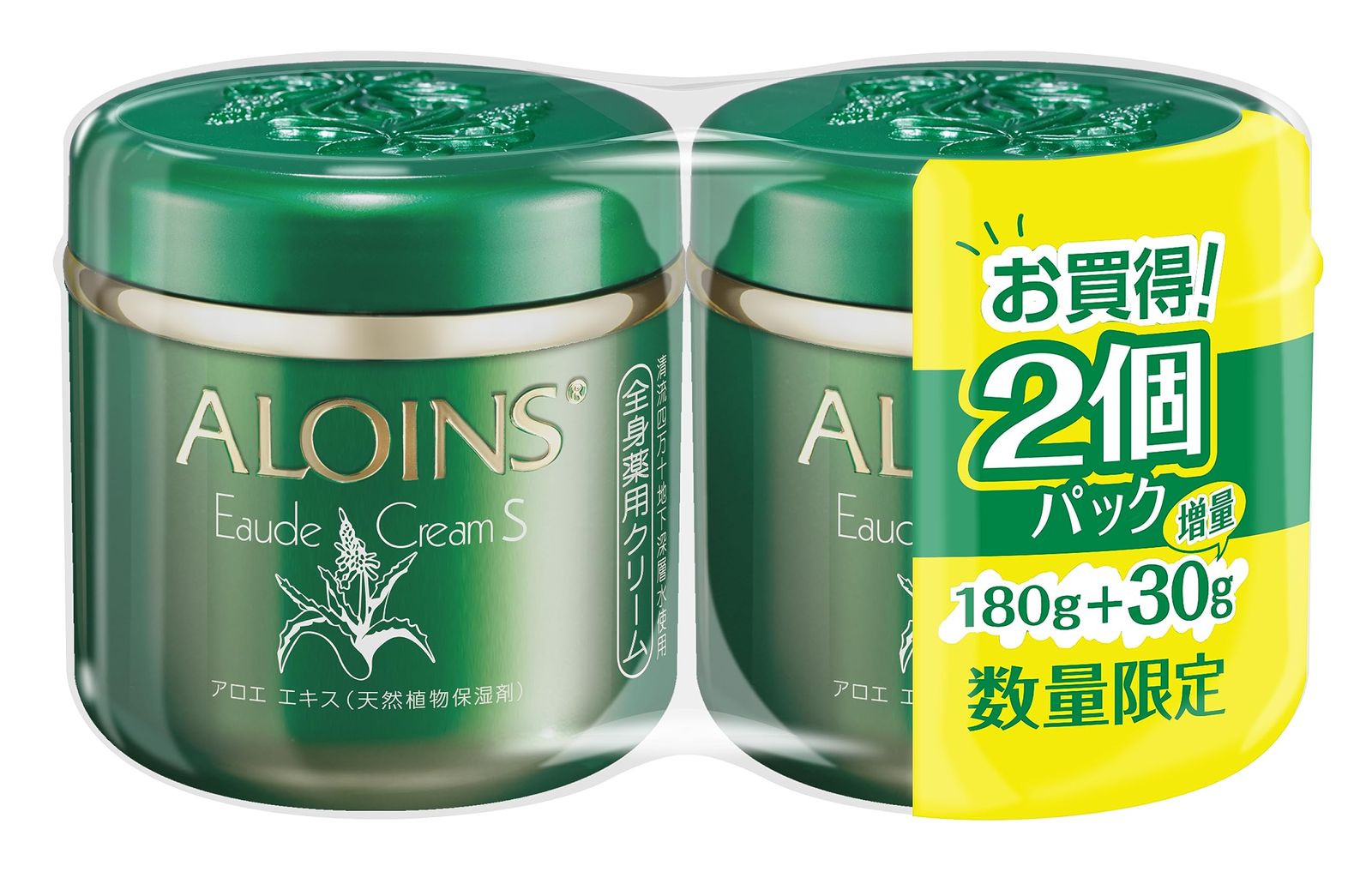  アロインス化粧品 オーデクリームＳ増量２個パック [2個+増量] ボディジェル