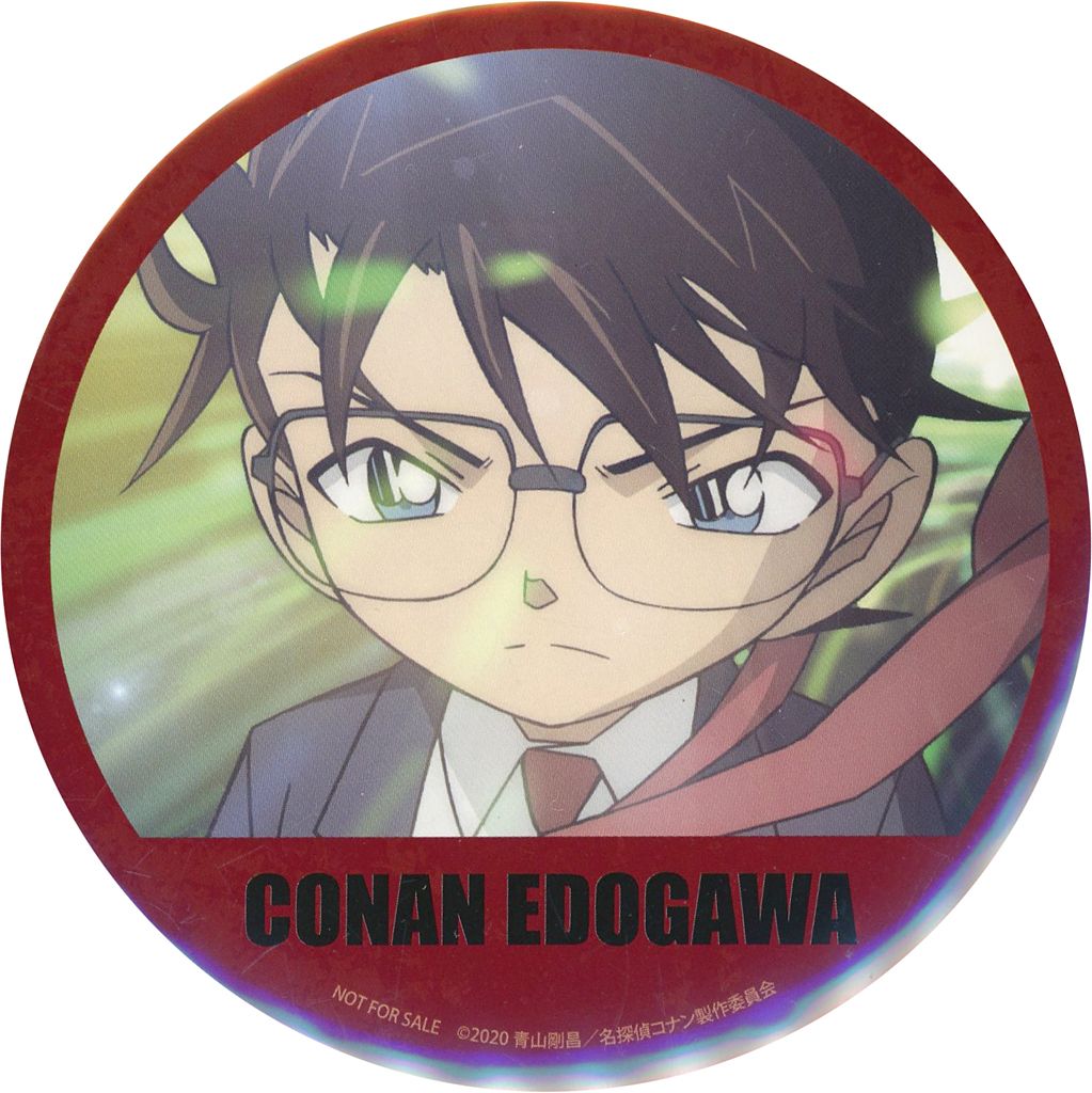 名探偵コナン オリジナル ピンバッジ 非売品 中古】バッジ・ビンズ [単品] 江戸川コナン オリジナル缶バッジ