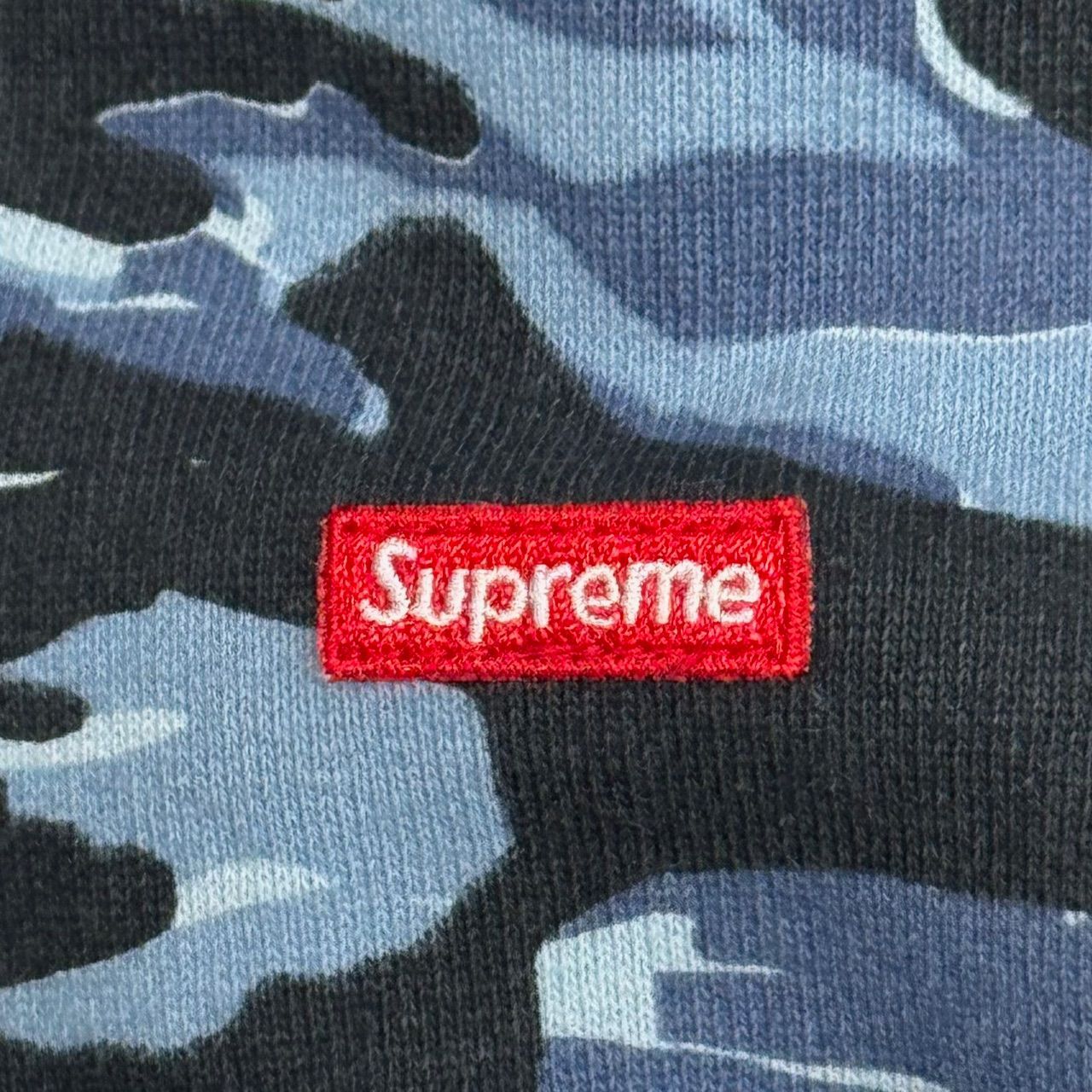 国内正規 Supreme 24AW Small Box Hooded Sweatshirt Blue Tiger Camo 