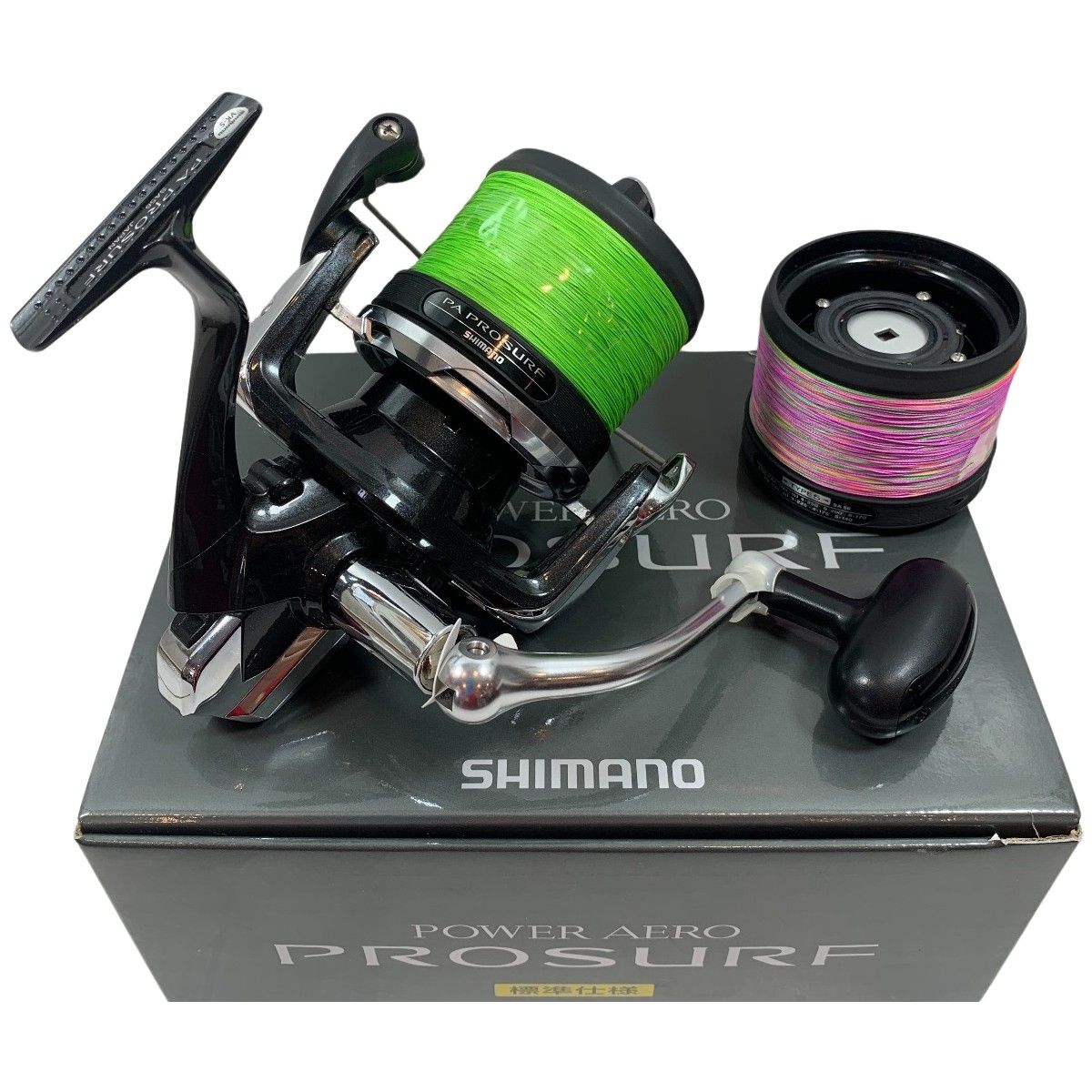 ττSHIMANO シマノ リール スピニングリール 替えスプール付き パワーエアロ プロサーブ 標準 03388 - メルカリ