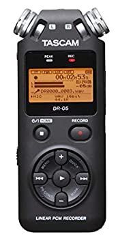 TASCAM リニアPCMレコーダー ブラック DR-05 【公式通販】