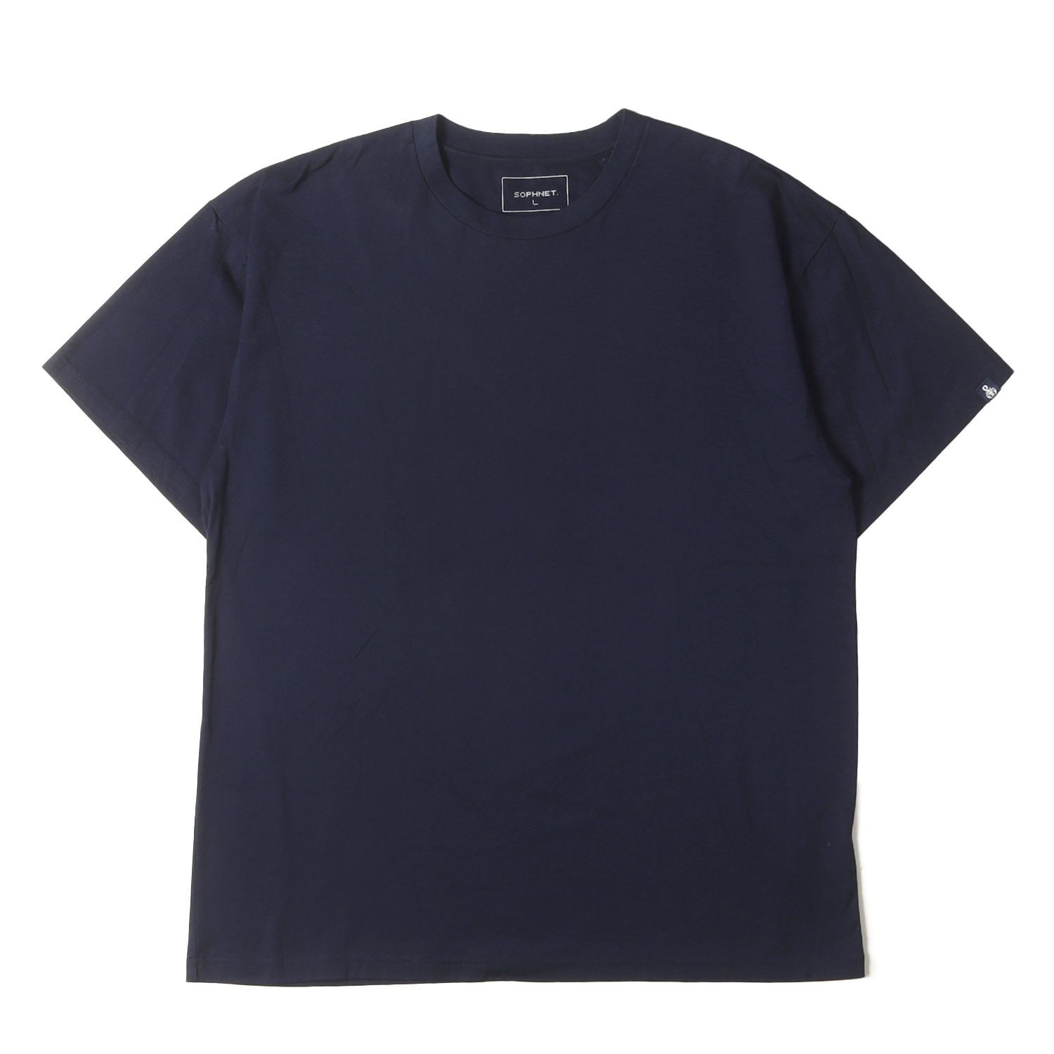SOPHNET ソフネット Tシャツ ネイビー 紺 サイズ:L | 24SS プレーン クルーネック Tシャツ (ESSENTIAL S/S TEE) | トップス カットソー 半袖【メンズ】【中古】【K4538】 SOPHNET ソフネット Tシャツ ネイビー 紺 サイズ:L | 24SS プレーン