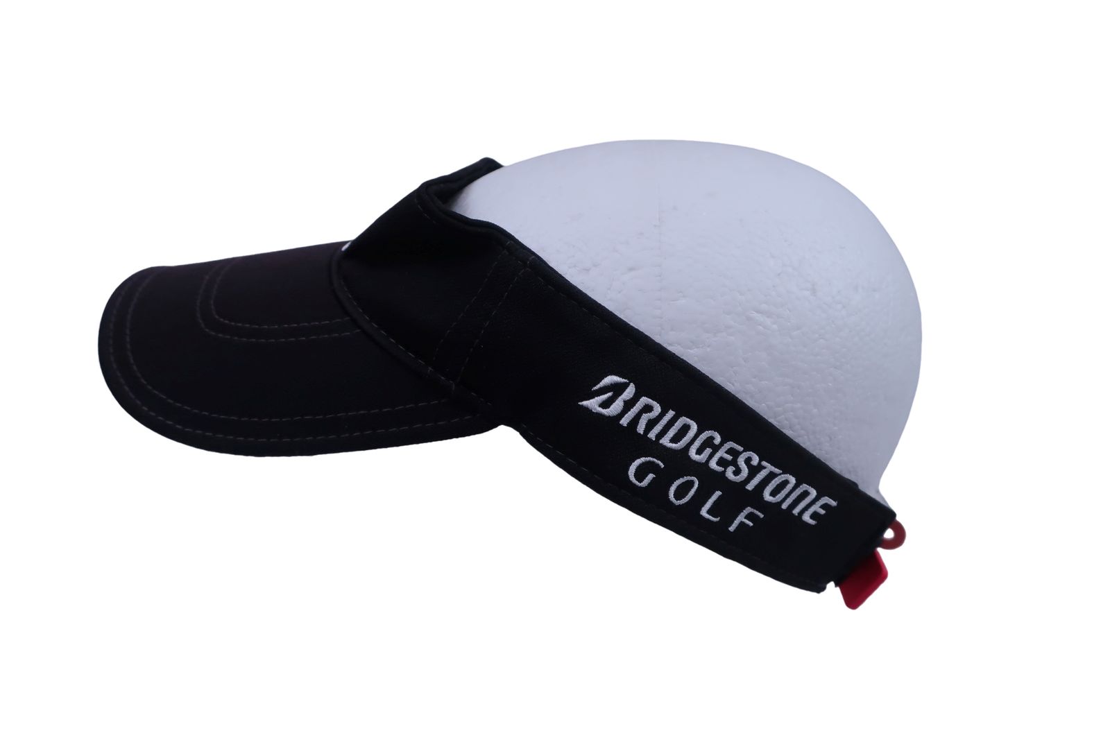 【美品】BRIDGESTONE GOLF(ブリヂストンゴルフ) サンバイザー 黒 メンズ フリーサイズ ゴルフ用品 2305-0150 中古