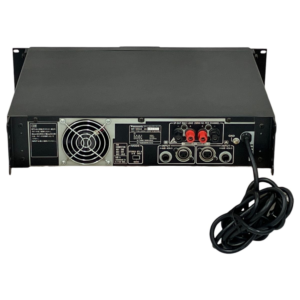 RAMSA WP-1200A パワーアンプ オーディオ PA機材 音響 ラムサ RAMSA WP-1200A パワーアンプ オーディオ PA機材 音響 ラムサ