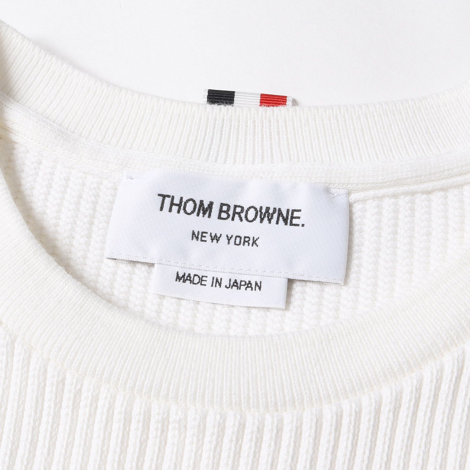 美品 THOM BROWNE トムブラウン ニット サイズ:0(XS) リブ編み 