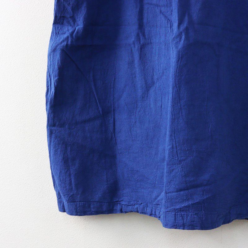 ヂェン先生の日常着 タンクトップ M｜ブルー プルオーバー