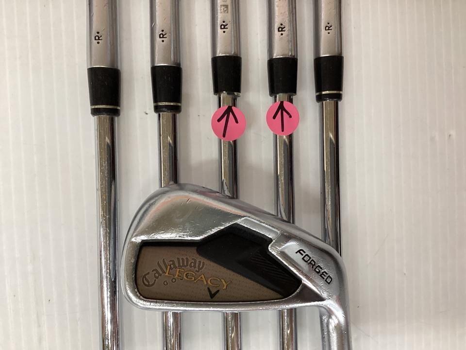 【即納】【訳あり】LEGACY アイアン | S300 | ダイナミックゴ－ルド | 中古 | アイアンセット | キャロウェイ