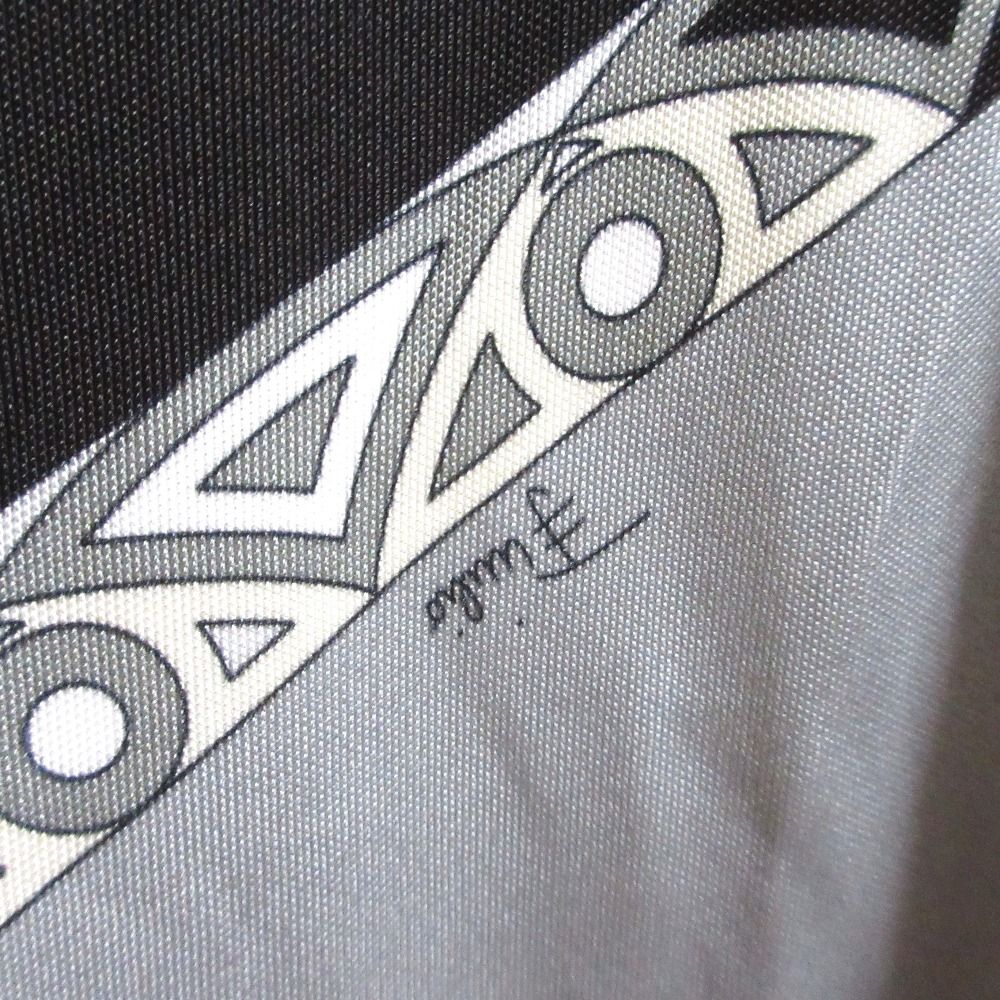 良品 EMILIO PUCCI エミリオプッチ プッチ柄 長袖 カットソー サイズ36 グレー レディース 古着 中古 良品 EMILIO PUCCI エミリオプッチ プッチ柄 長袖 カットソー