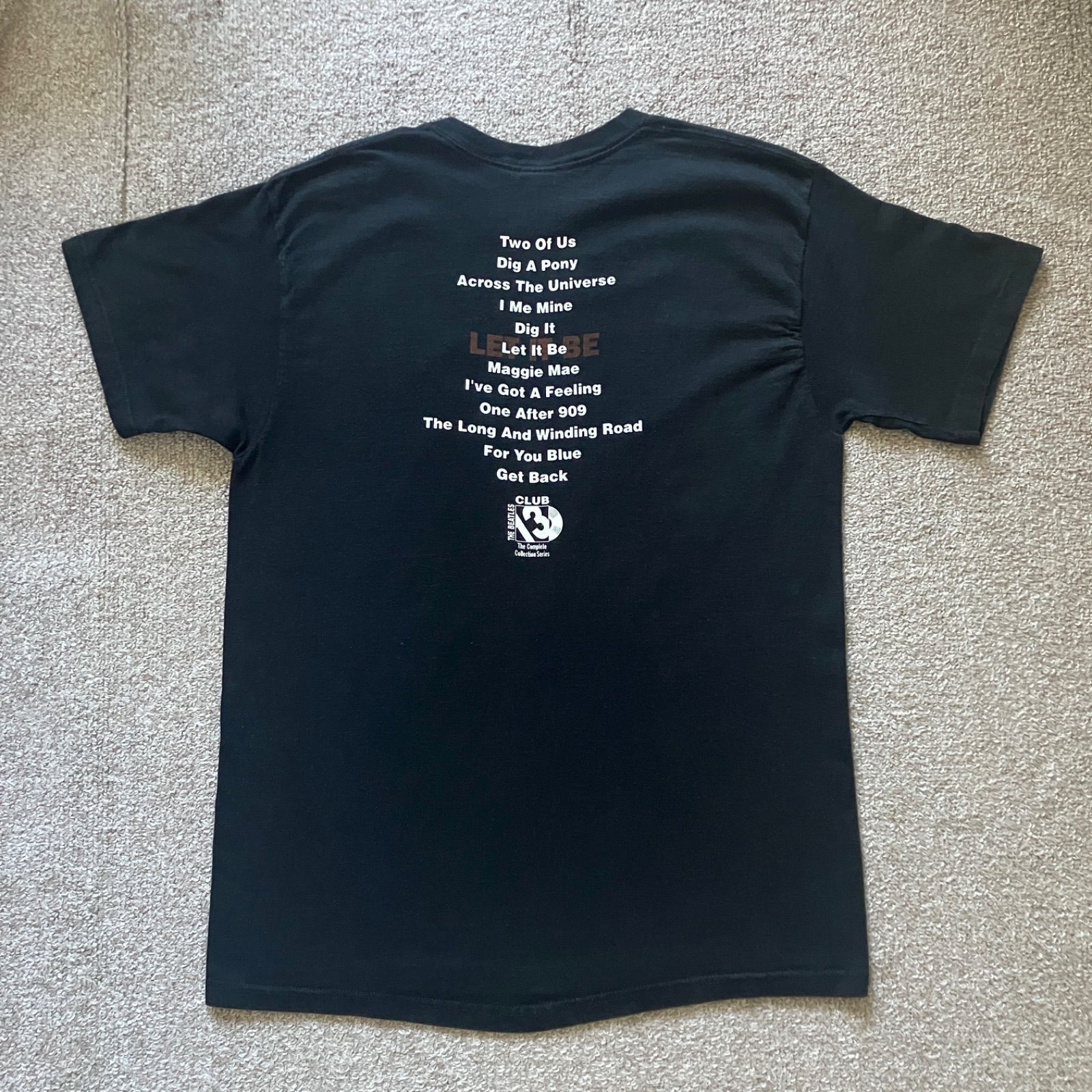 90s Beatles Let It Be tee 1996 両面プリント Tシャツ バンドT 90s Beatles Let It Be tee 1996 両面プリント Tシャツ バンドT