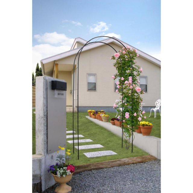 タカショー G-story クライミングアーチ 薔薇 クレマチス アーチ つる植物 ツル植物 園芸 植物 誘引 ガーデンファニチャー GSTR-RC07