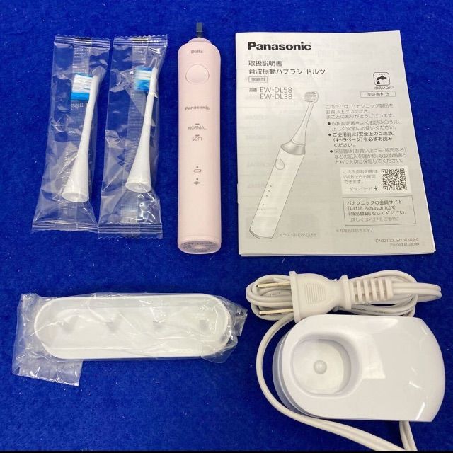 Panasonic パナソニック 電動歯ブラシ 青 音波振動ハブラシ