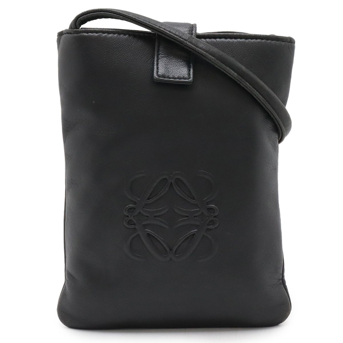 ◆ 美品 ◆ ロエベ LOEWE アナグラム ショルダーバッグ アマソナ レザー LOEWE ロエベ アマソナ アナグラム レザー ショルダーバッグ ポシェット