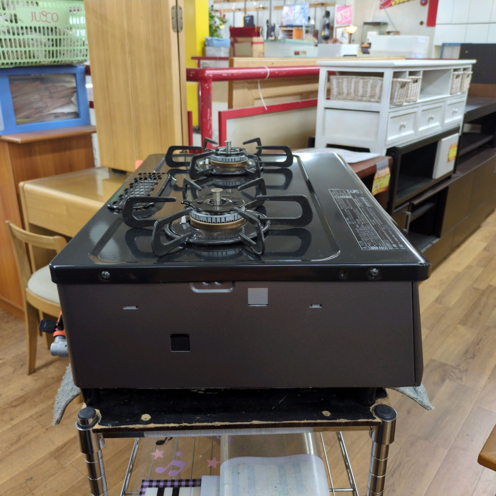 J251 ☆2024年製☆パロマ☆LPガスコンロ☆水無し片面焼きグリル