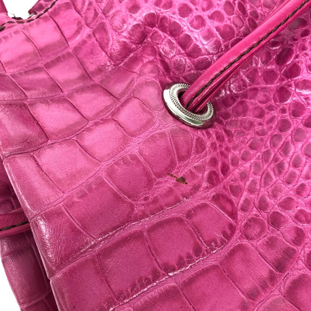 良好 LANCEL ランセル プルミエフラート 2WAYバッグ ピンク レディース 