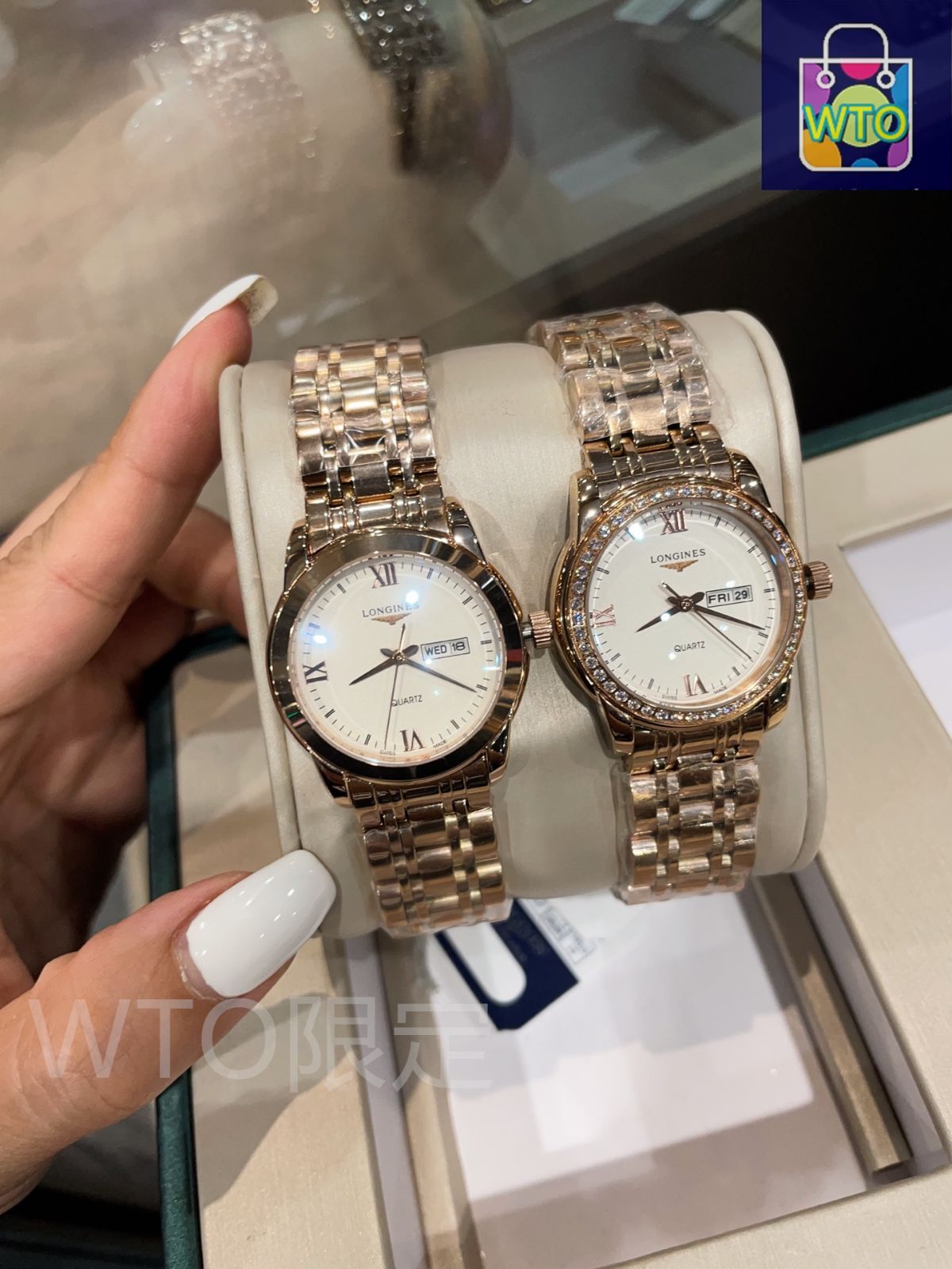 ロンジンペアウォッチ 今日特価】Longines ロンジン ペアウォッチ 優雅 - メルカリ