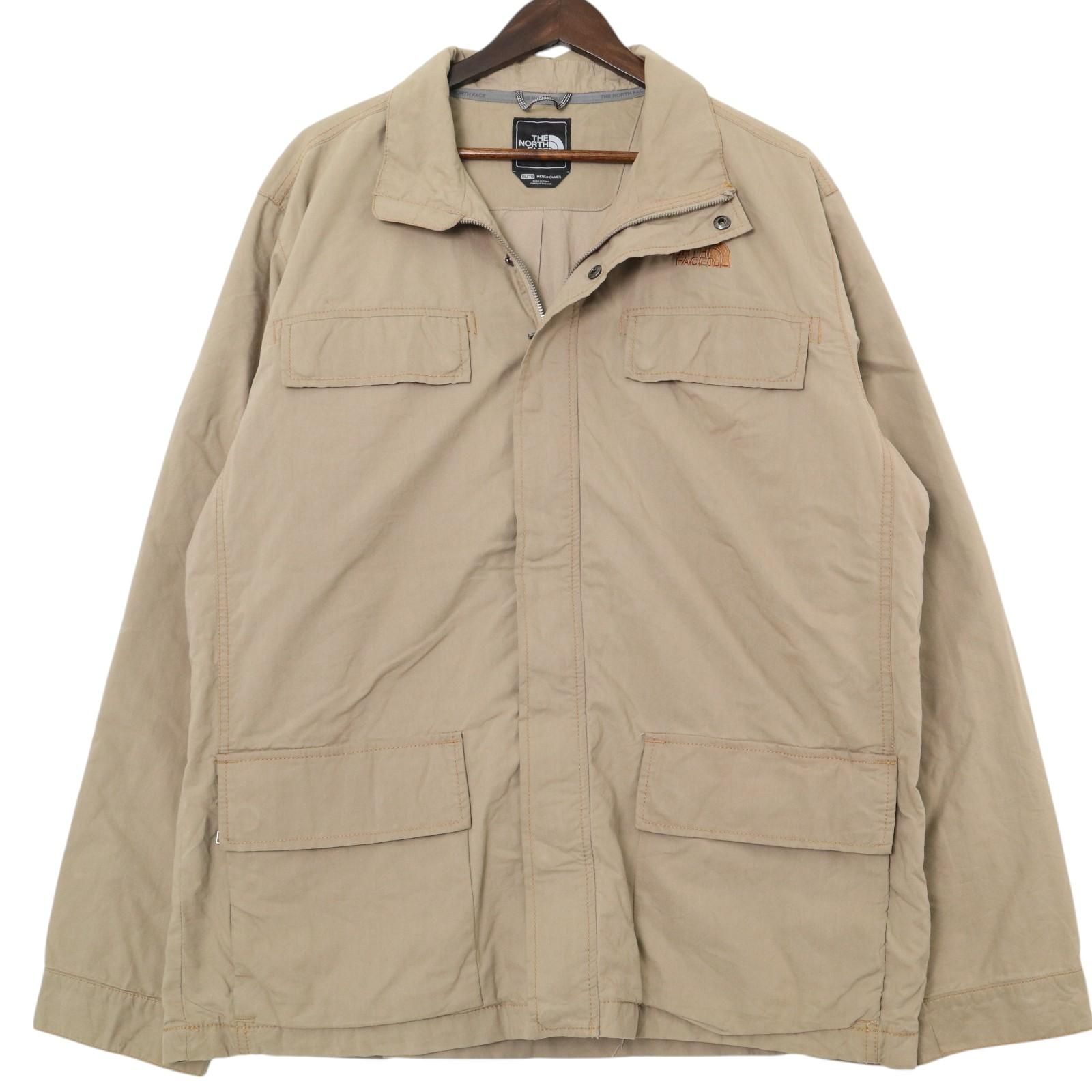 THE NORTH FACE ノースフェイス サファリジャケット アウトドア ベージュ (メンズ XL) 中古 古着 A4232