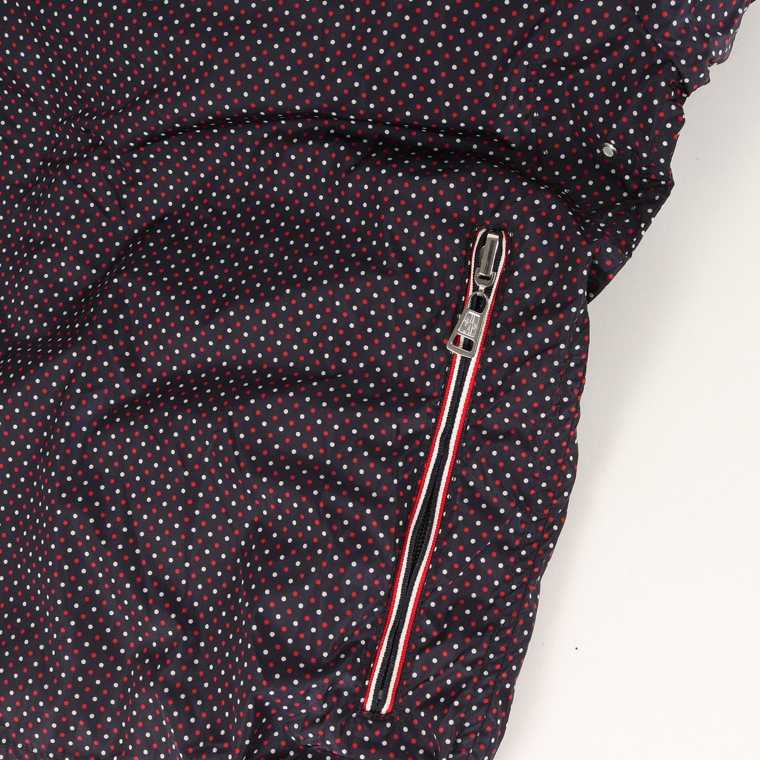 美品 MONCLER モンクレール ジャケット サイズ:2 ドット柄 フード付き