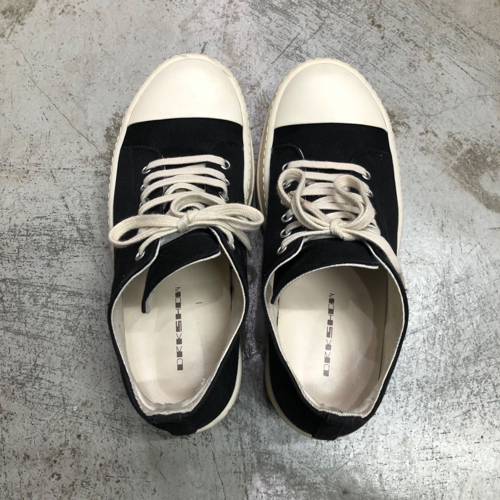 参考上代110000円 Rick Owens DRKSHDW DOUBLE BUMPER LOW SNEAKS
