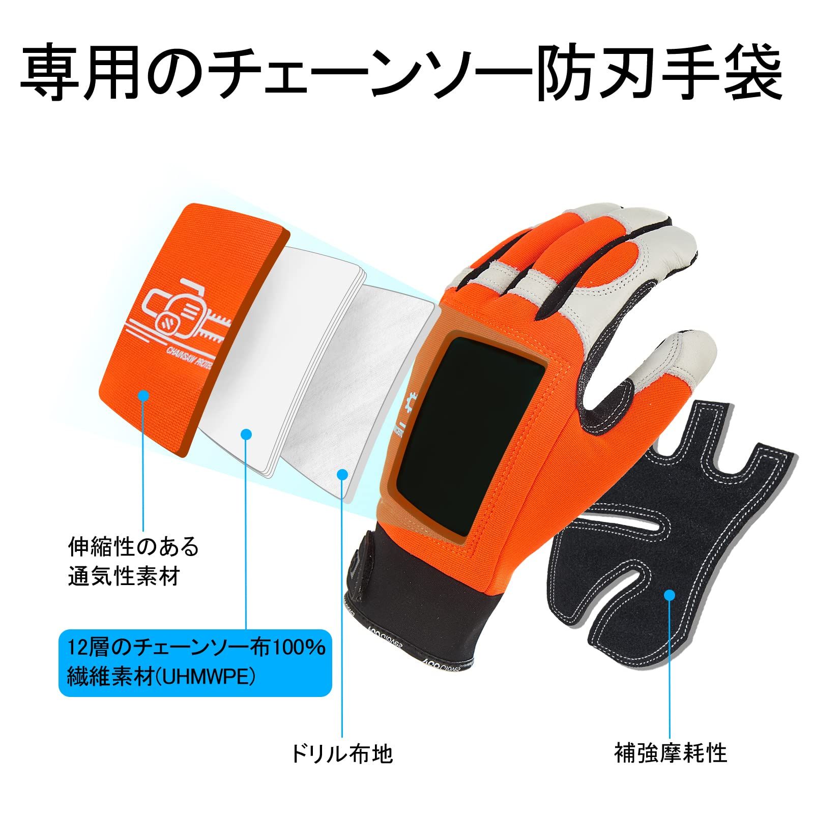 メカニックグローブ 山仕事