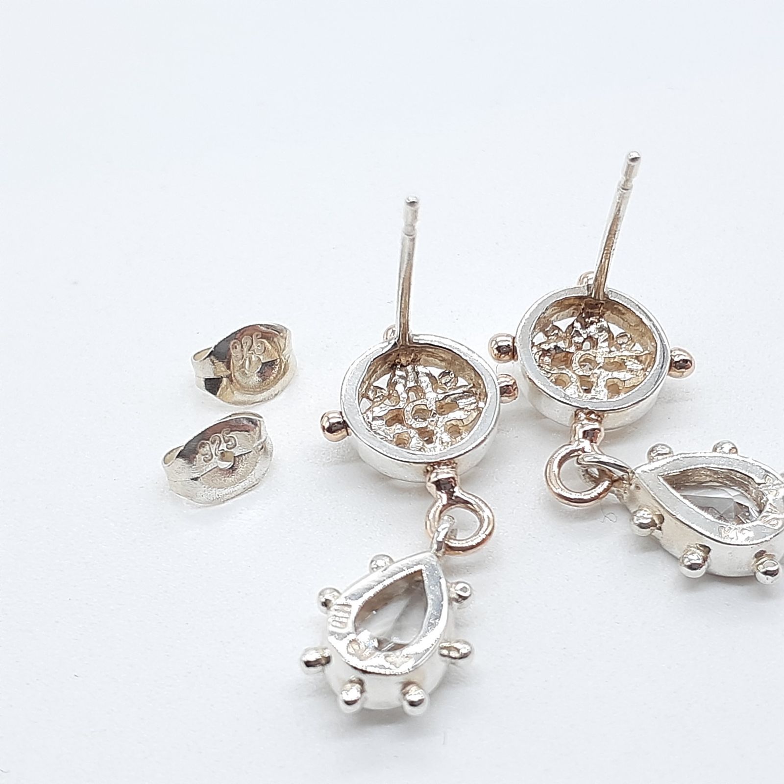 LOVE＆HATE ラブアンドヘイト ピアス SILVER 925 K10 ジルコニア