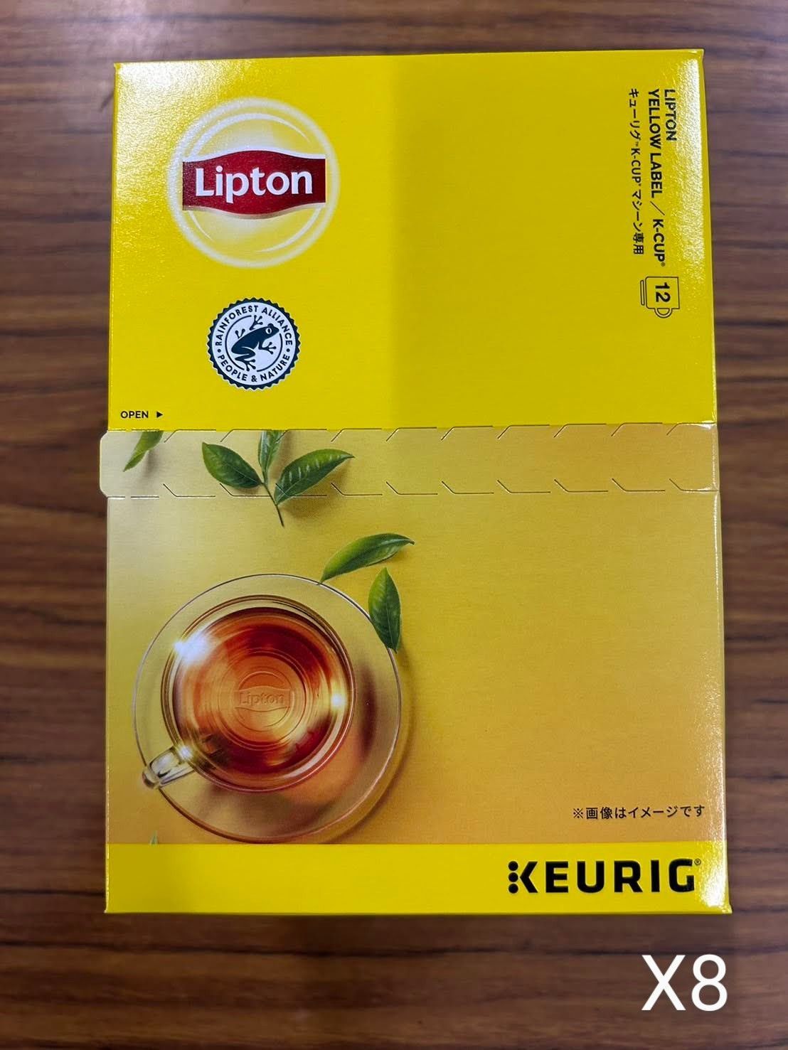 超お得商品～キューリグkカップ　リプトンイエローラベル　8箱セット 超お得商品～キューリグkカップ リプトンイエローラベル 8箱セット