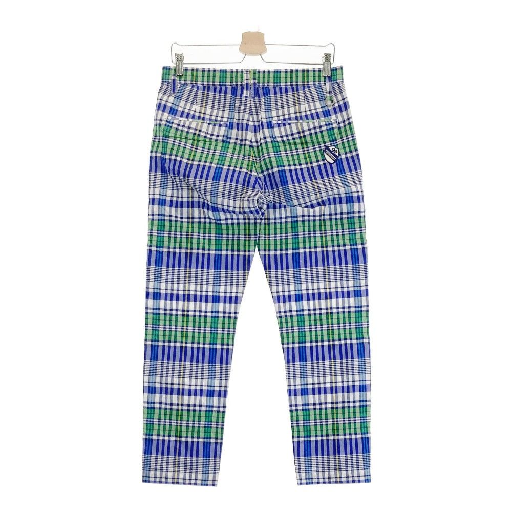 サイズ 4 PEARLY GATES パーリーゲイツ ロングパンツ チェック柄 ブルー系 240101167146 ゴルフウェア メンズ ストスト