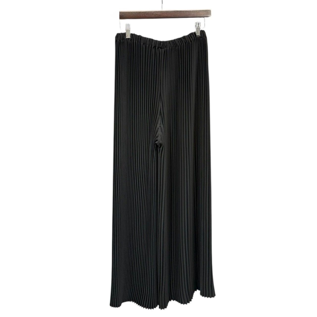 ENFOLDワイドパンツ36 ブラック ENFOLD エンフォルド 20AW ライトクロスブラックプリーツワイド