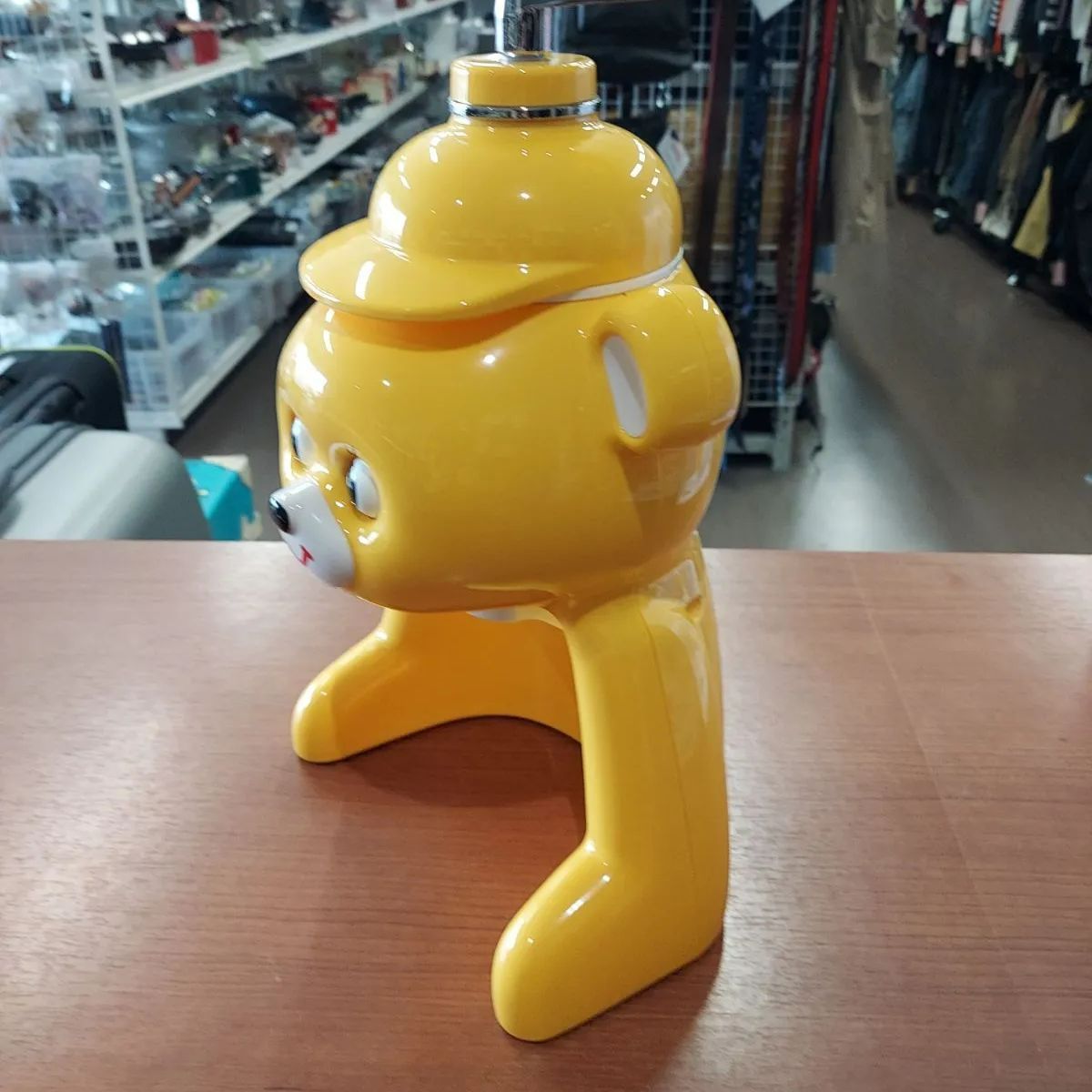 タイガー　氷削り器　きょろちゃん　イエロー タイガー 氷削り器＜きょろちゃん＞ ダイカットステッカー