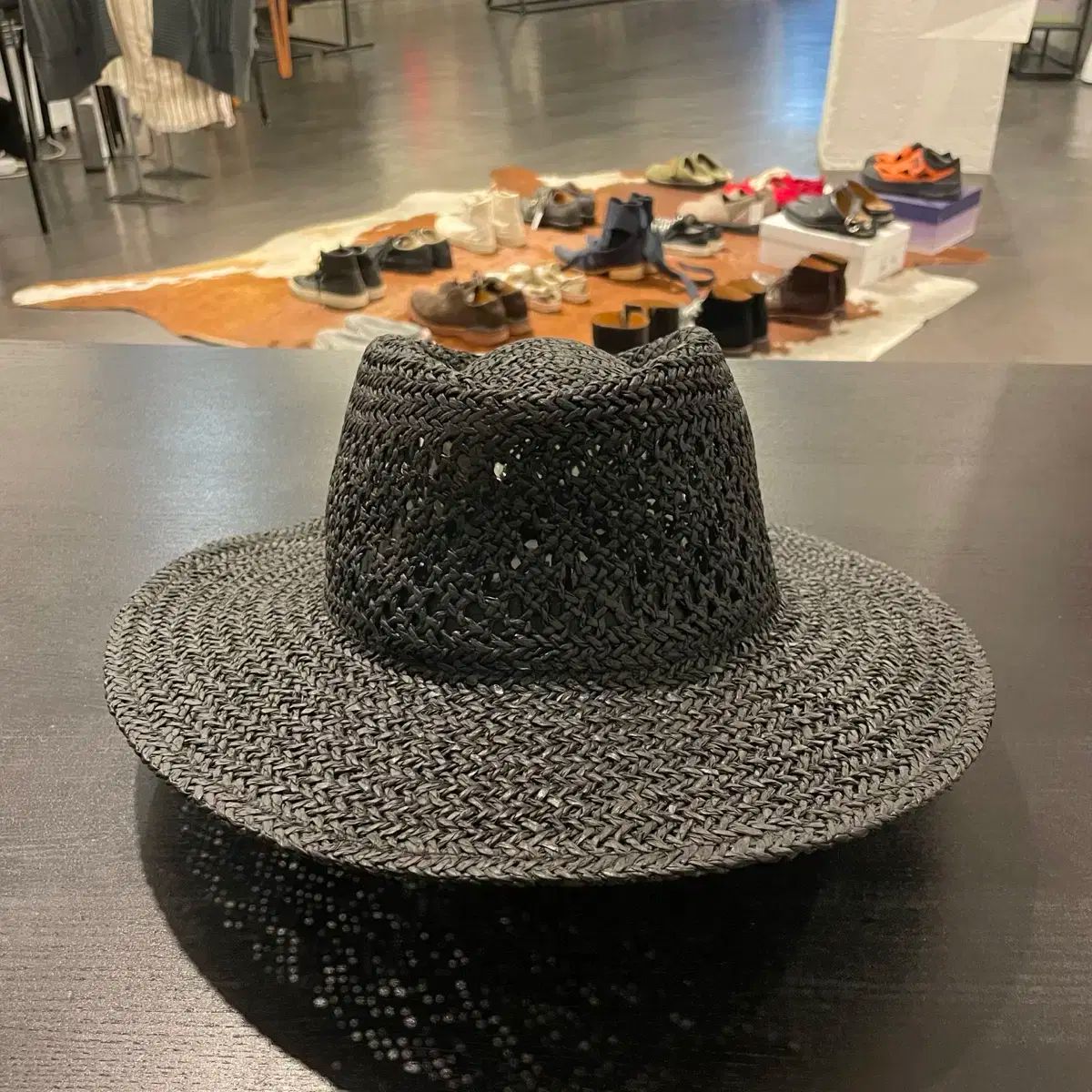 yohji yamamoto ヨウジヤマモト/ウールフェドラハット 廃盤モデル‼️ yohji yamamoto - Yohji Yamamoto [HN-H09-100 / フェドラハット
