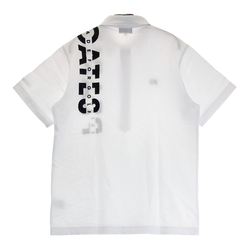 ★新品★PEARLY GATES　シアサッカー　ポロシャツ　サイズ　1 サイズ：6 PEARLY GATES パーリーゲイツ 半袖ポロシャツ シアサッカー