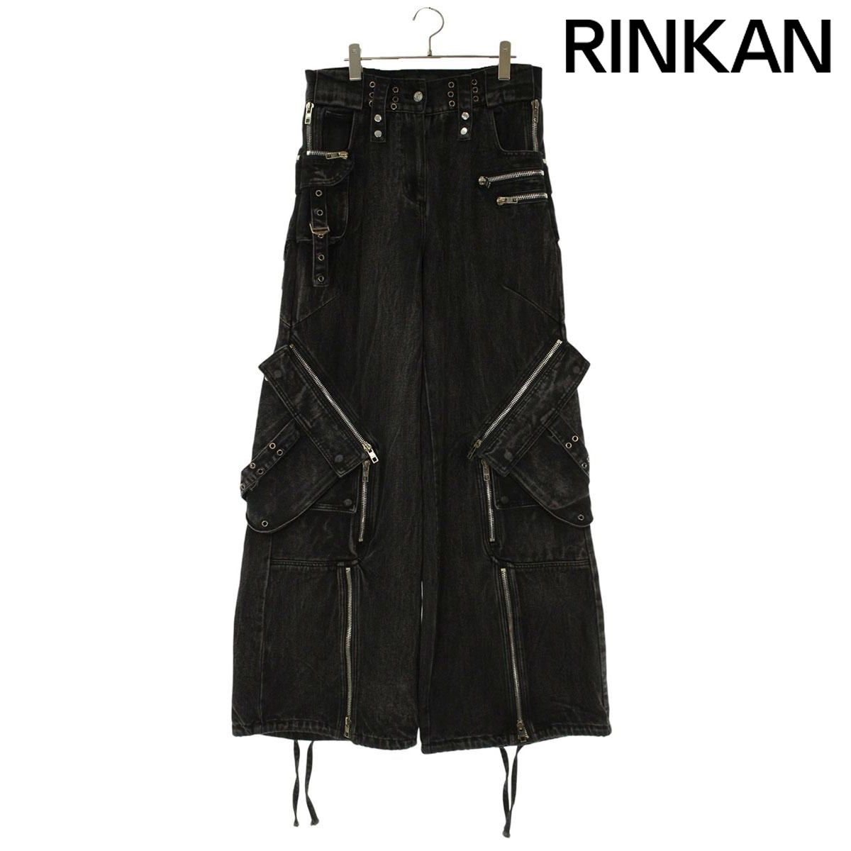 ノーフェイスステュディオス FLARE CARGO DENIM PANTS フ カーゴデニムパンツ レディース M