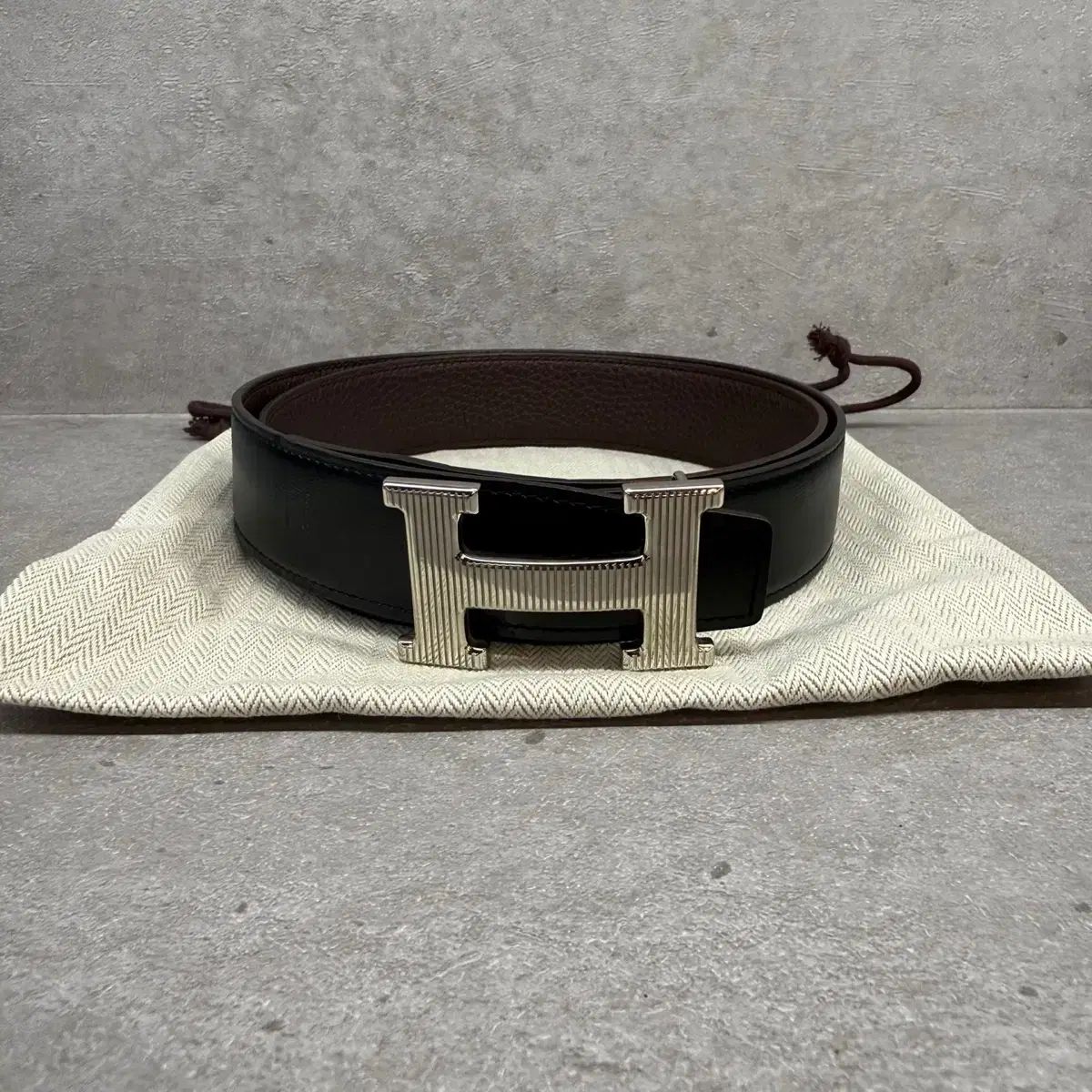 90 サイズ フルセット HERMES（エルメス) h バックル ベルト ベルト