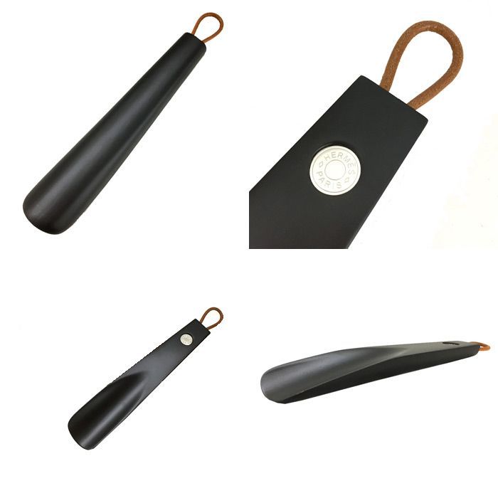 HERMES エルメス 靴べら セリエ シューホーン ショート ウッド aq10790