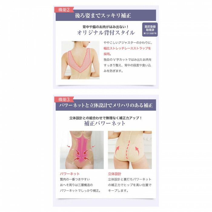 TAMURA Yauco シルキーボディシェイプ ボディスーツ YTN04 フラックス