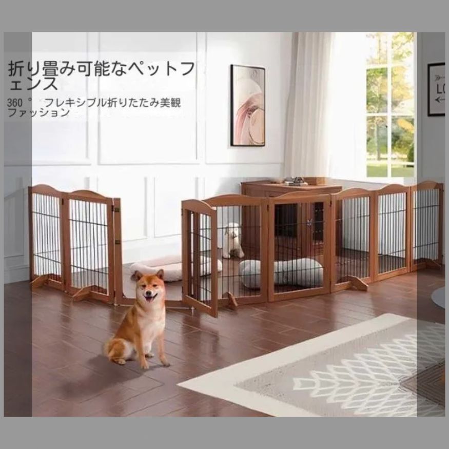 ペットサークル 木製ゲート 折り畳み式 組み合わせ自由 パーテーション Amazon.co.jp: ペットサークル 木製ゲート 折り畳み式