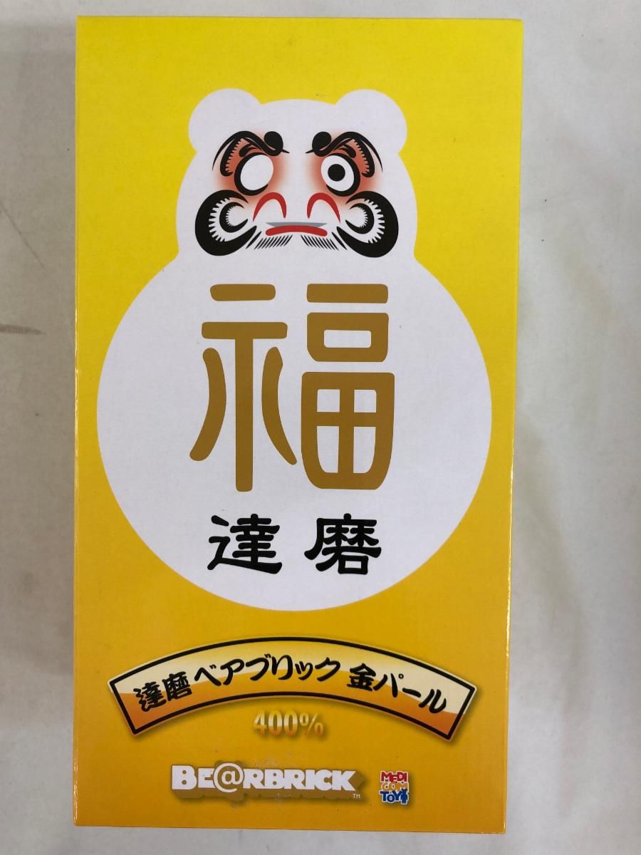 BE@RBRICK-ベアブリック- 達磨 金パール 400% メディコム・トイ