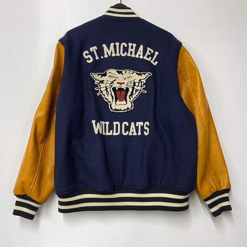 品 HOUSTON ヒューストン WILD CATS MELTON AWARD JACKET 51190 ワイルドキャッツ メルトンアワードジャケット アウター 145-251018-ay-05-izu