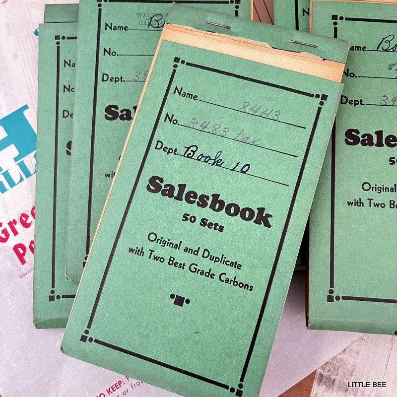 458・R-1847 1942年 使用済み伝票 1冊 SALES BOOK アメリカ 海外