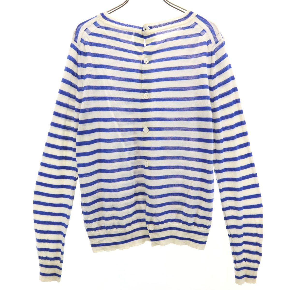 tao タオ 2021年 ボーダー柄 長袖 ニット M アイボリー コム デ ギャルソン レディース tao タオ 2021年 ボーダー柄 長袖 ニット M アイボリー コム デ