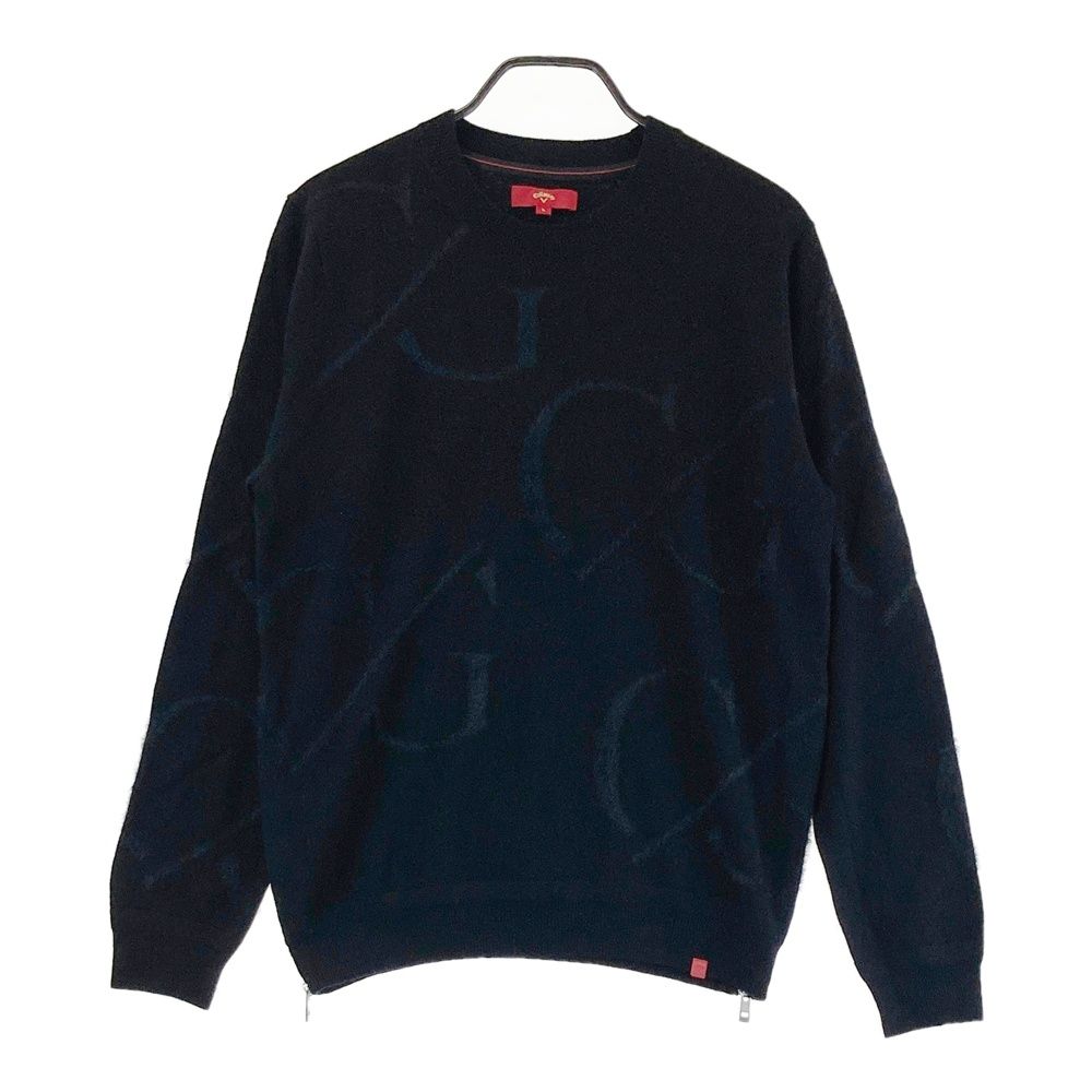 サイズ L CALLAWAY キャロウェイ ニットセーター 総柄 ブラック系 240101518974 ゴルフウェア メンズ ストスト