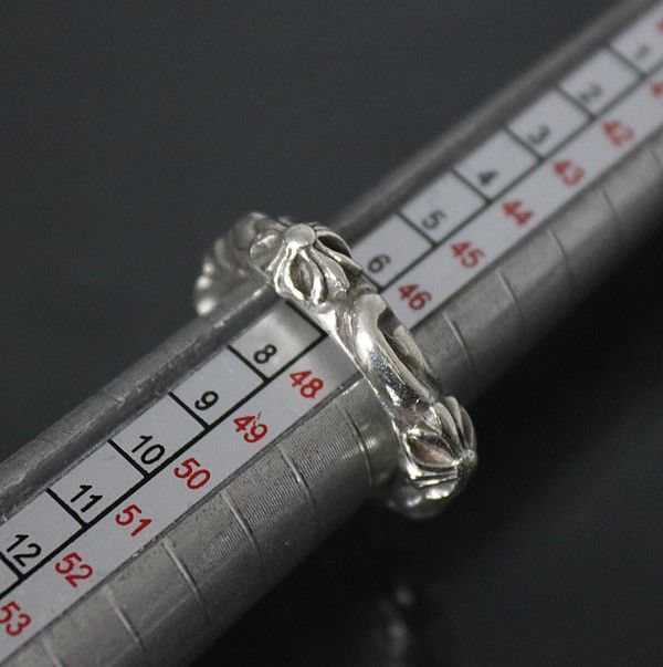 クロムハーツ SBT バンド リング 7.5号 SV925 シルバー 指輪 クロム